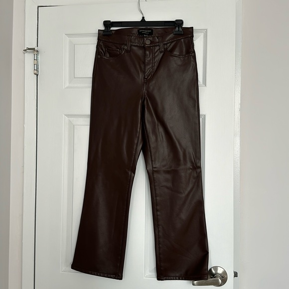 Banana Republic Denim - banana republic faux brown leather pants